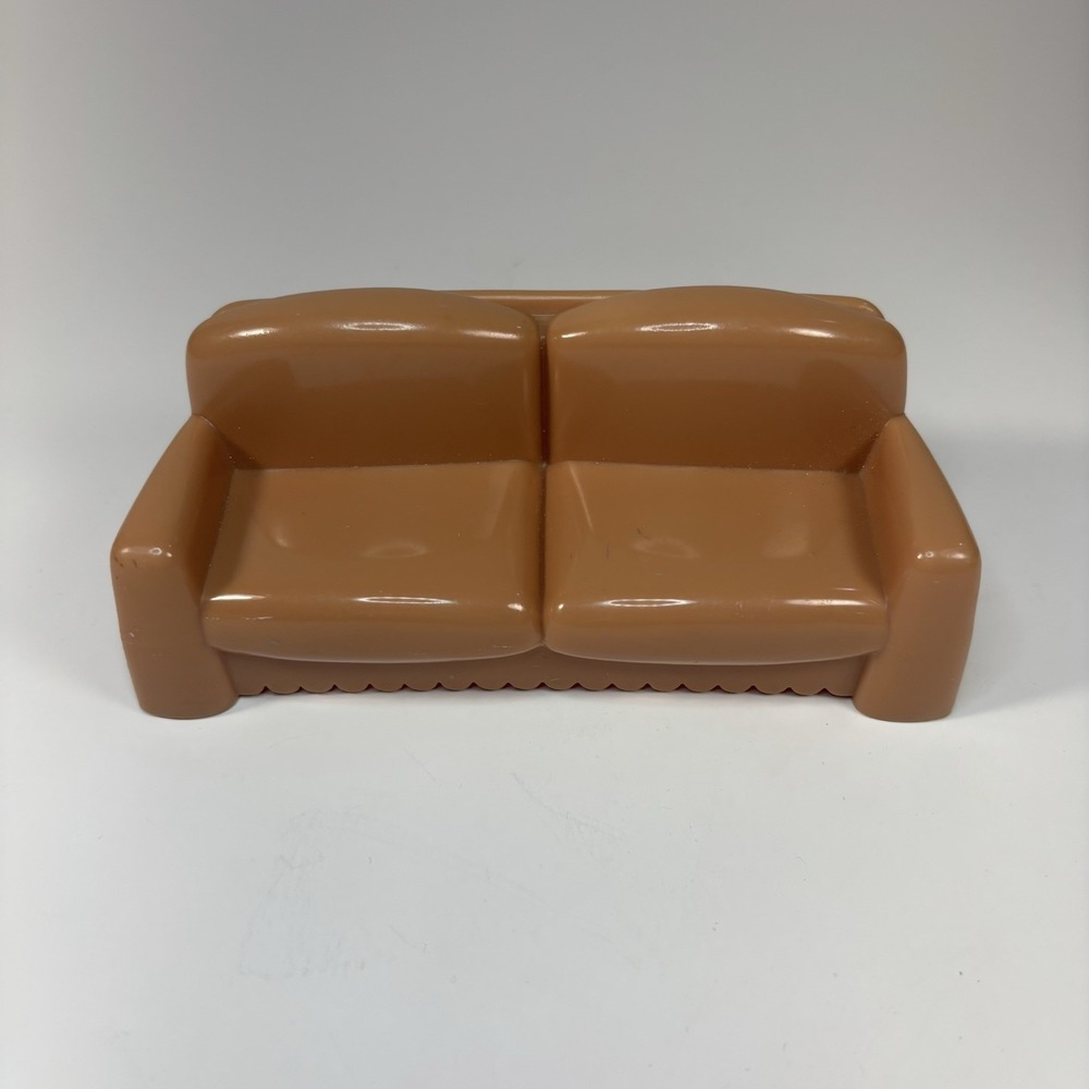 2003 Mattel Dora the Explorer BrownCouch/Sofa LoveSeat 5.5".